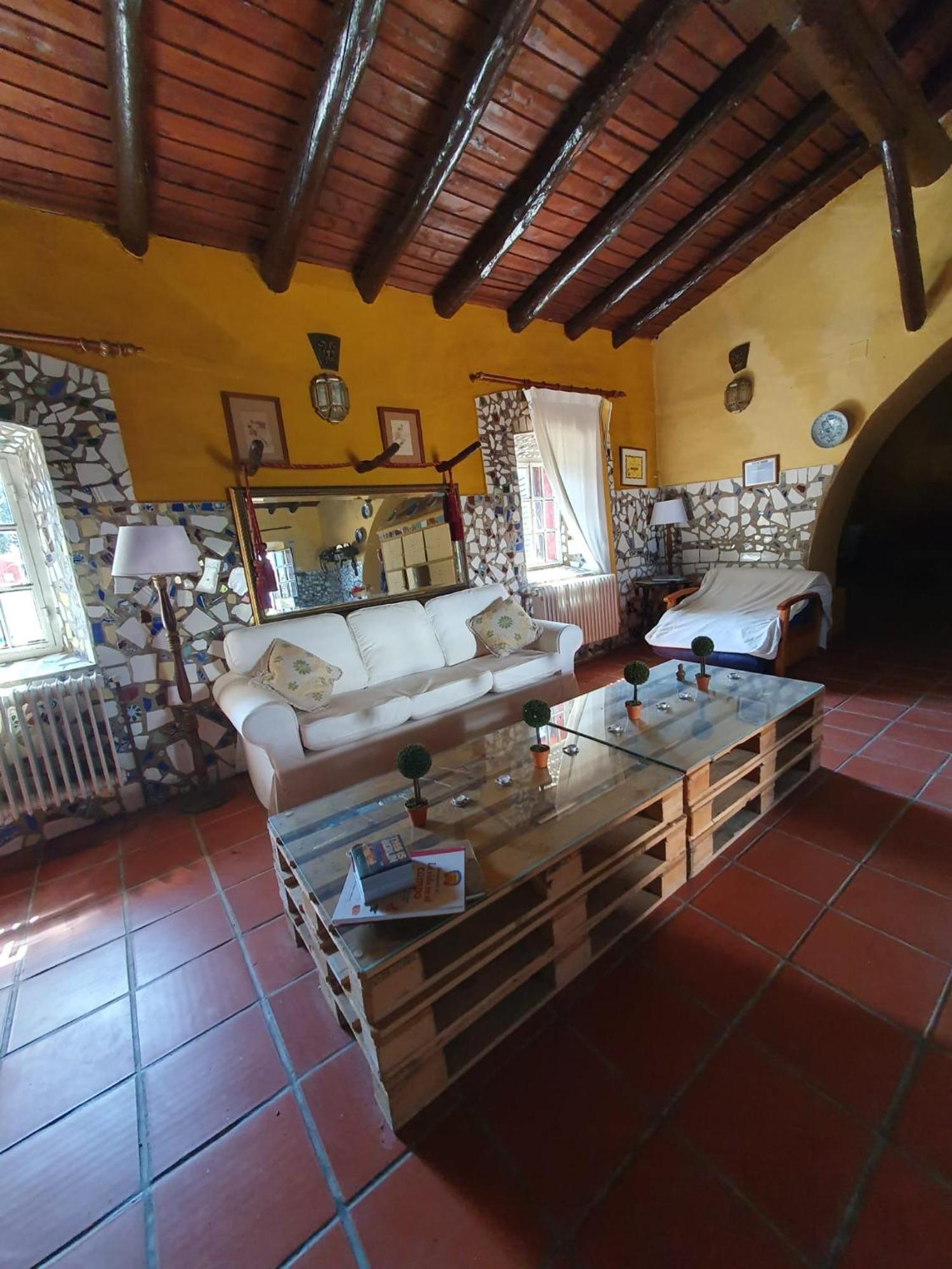 Hotel Rural El Vaqueril Navas Del Madrono ภายนอก รูปภาพ