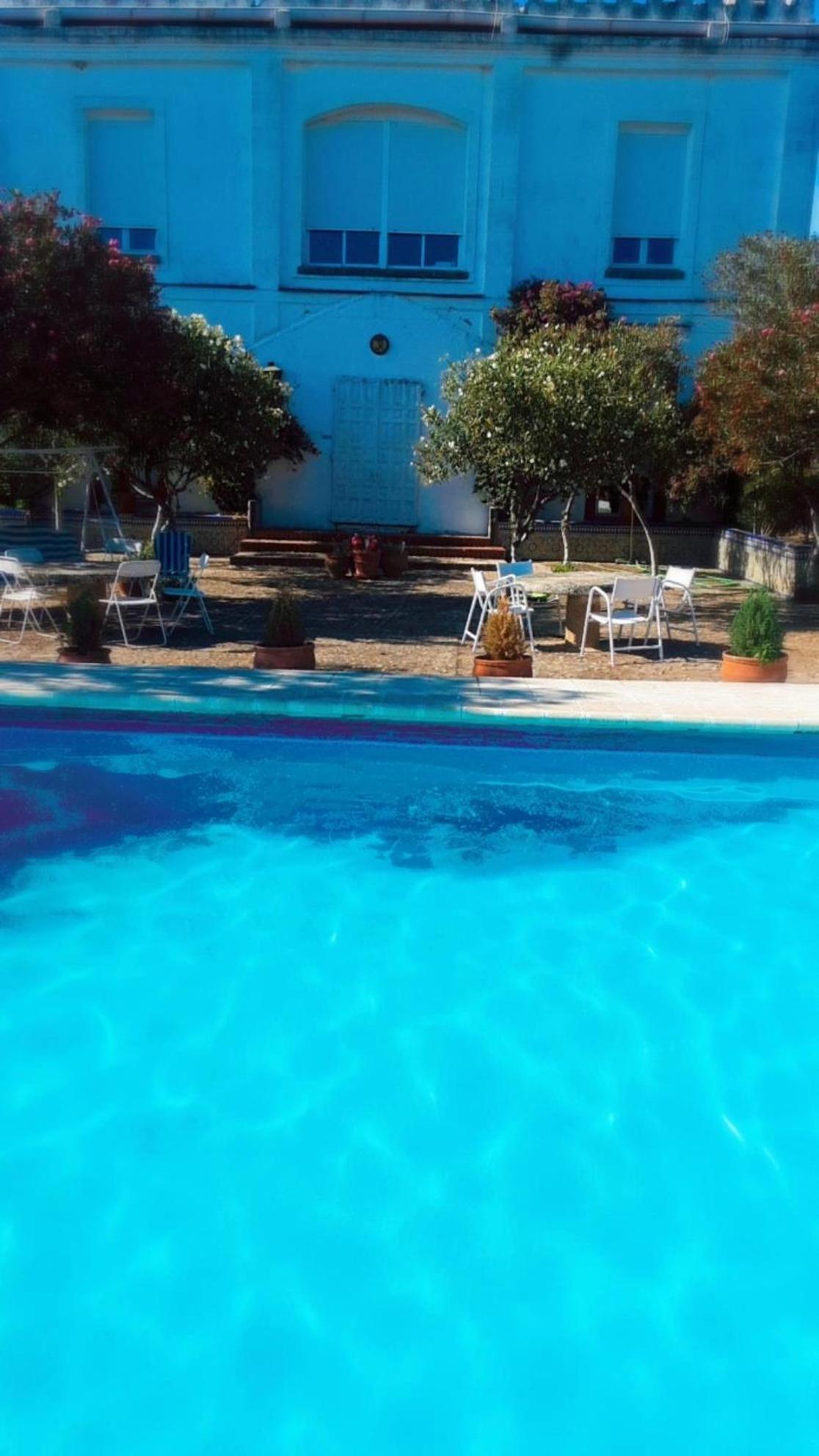 Hotel Rural El Vaqueril Navas Del Madrono ภายนอก รูปภาพ